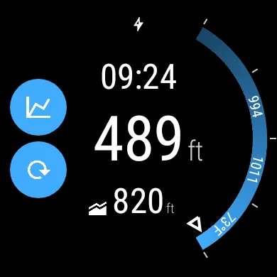 Altimeter for Wear OS watches | Indus Appstore | Screenshot