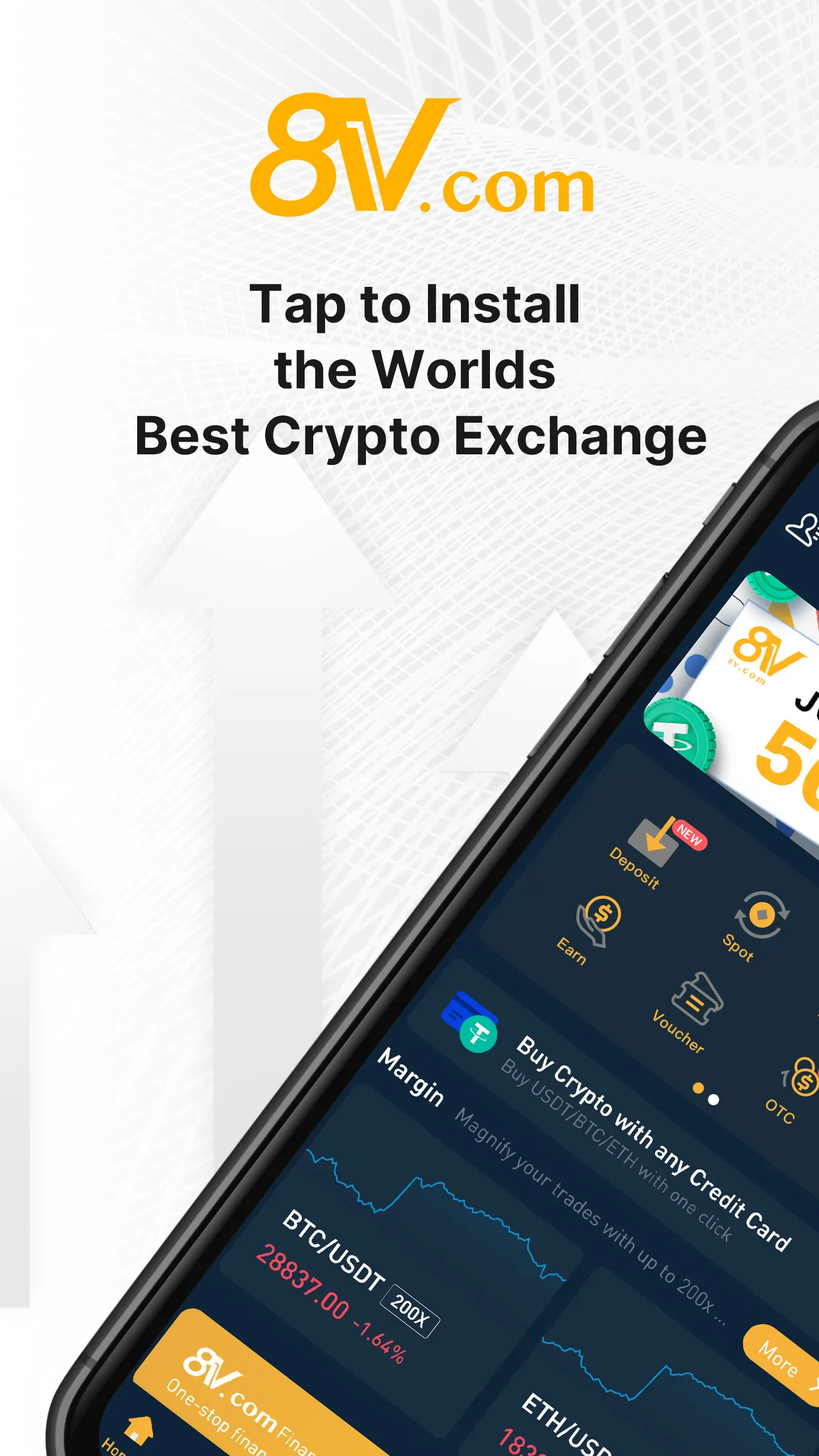 8V - Buy Bitcoin & Crypto | Indus Appstore | Screenshot