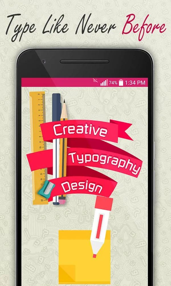 Creative Typography Design | Indus Appstore | Screenshot