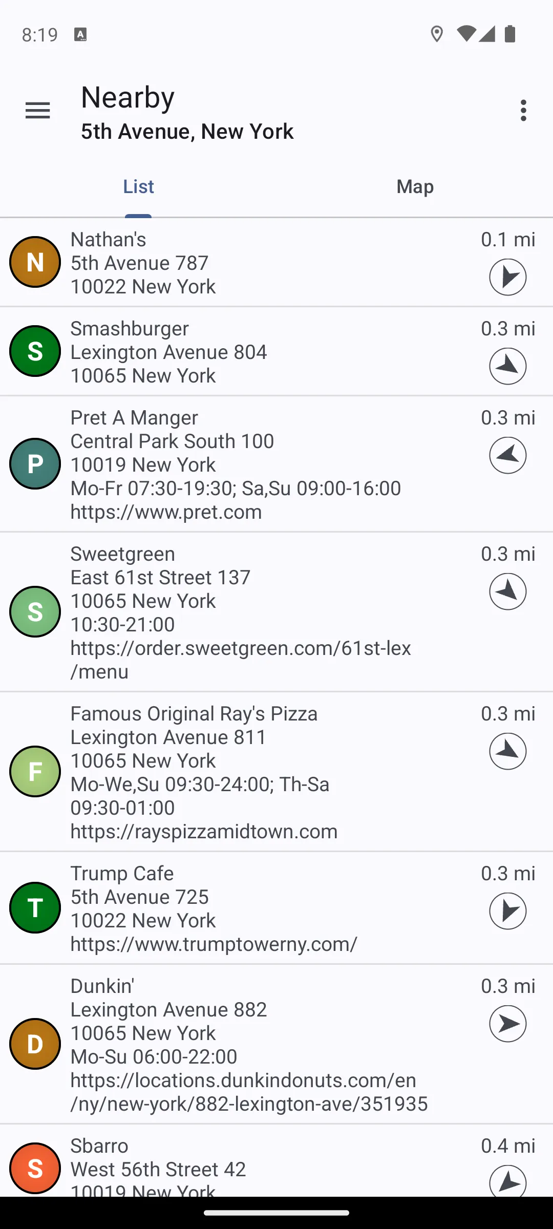 Fast Food Finder Anywhere | Indus Appstore | Screenshot