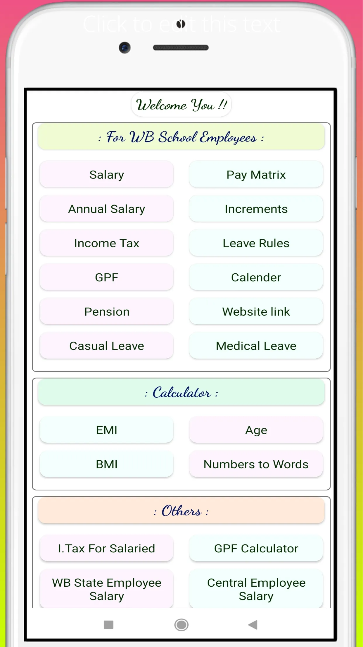 GPF and Salary Calculator | Indus Appstore | Screenshot