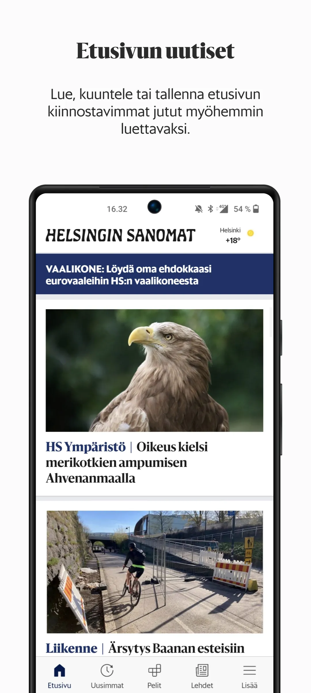 Helsingin Sanomat | Indus Appstore | Screenshot