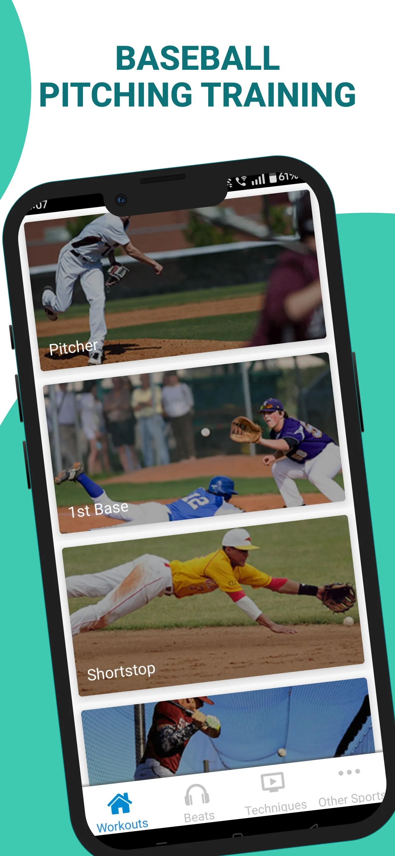 Baseball Pitching Training | Indus Appstore | Screenshot