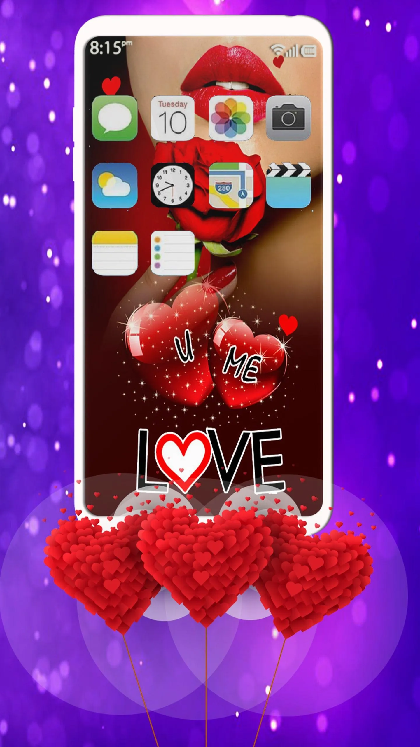 Heart Live Wallpapers: Love | Indus Appstore | Screenshot