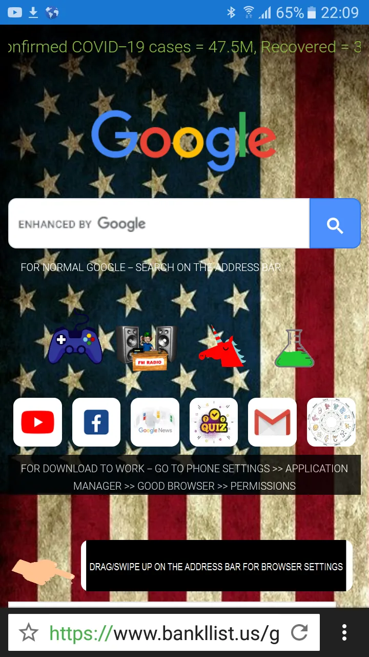 American Browser | Indus Appstore | Screenshot