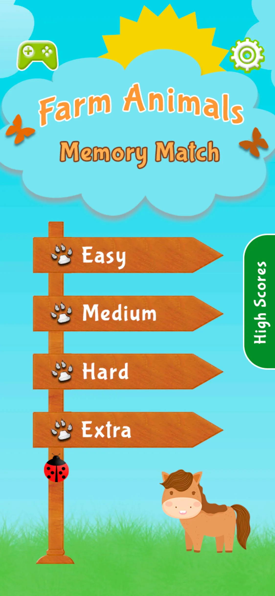 Farm Animals Memory Matching | Indus Appstore | Screenshot