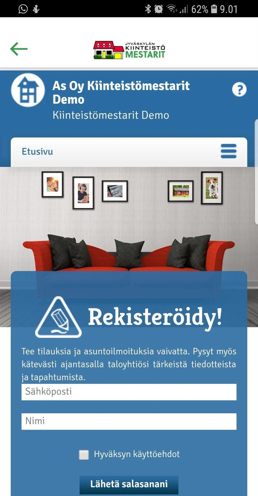 Jkl Kiinteistömestarit | Indus Appstore | Screenshot