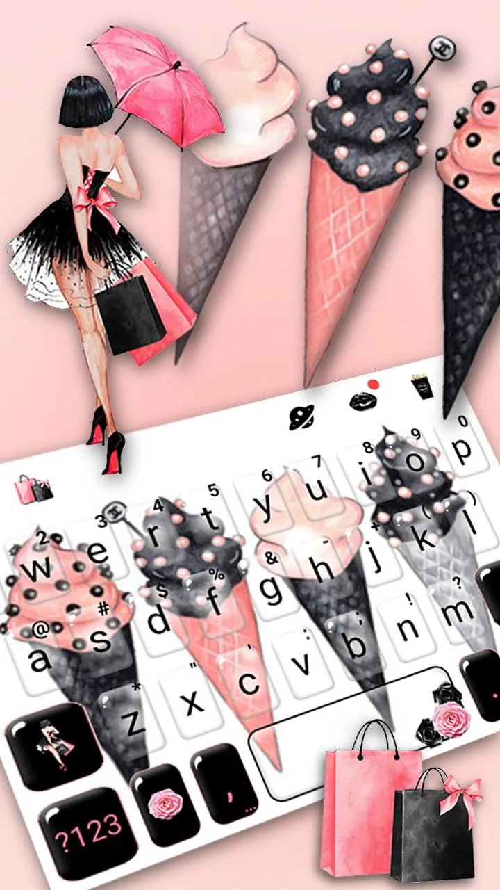 Fashion Ice Cream Keyboard The | Indus Appstore | Screenshot