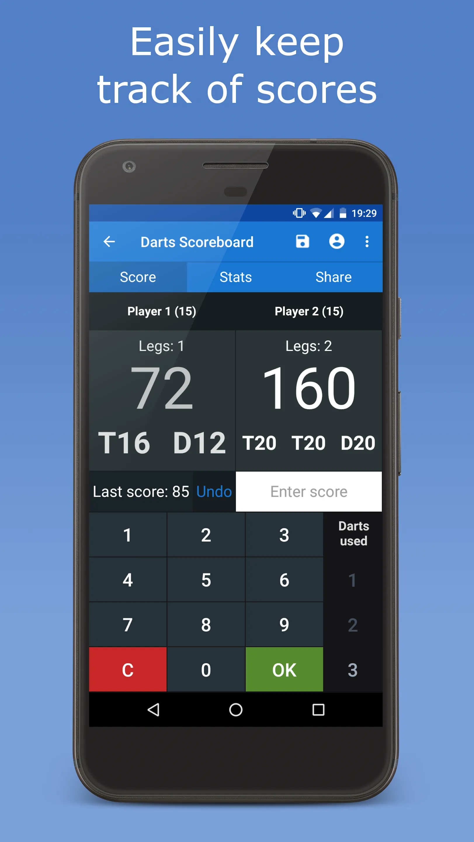 Darts Scoreboard | Indus Appstore | Screenshot