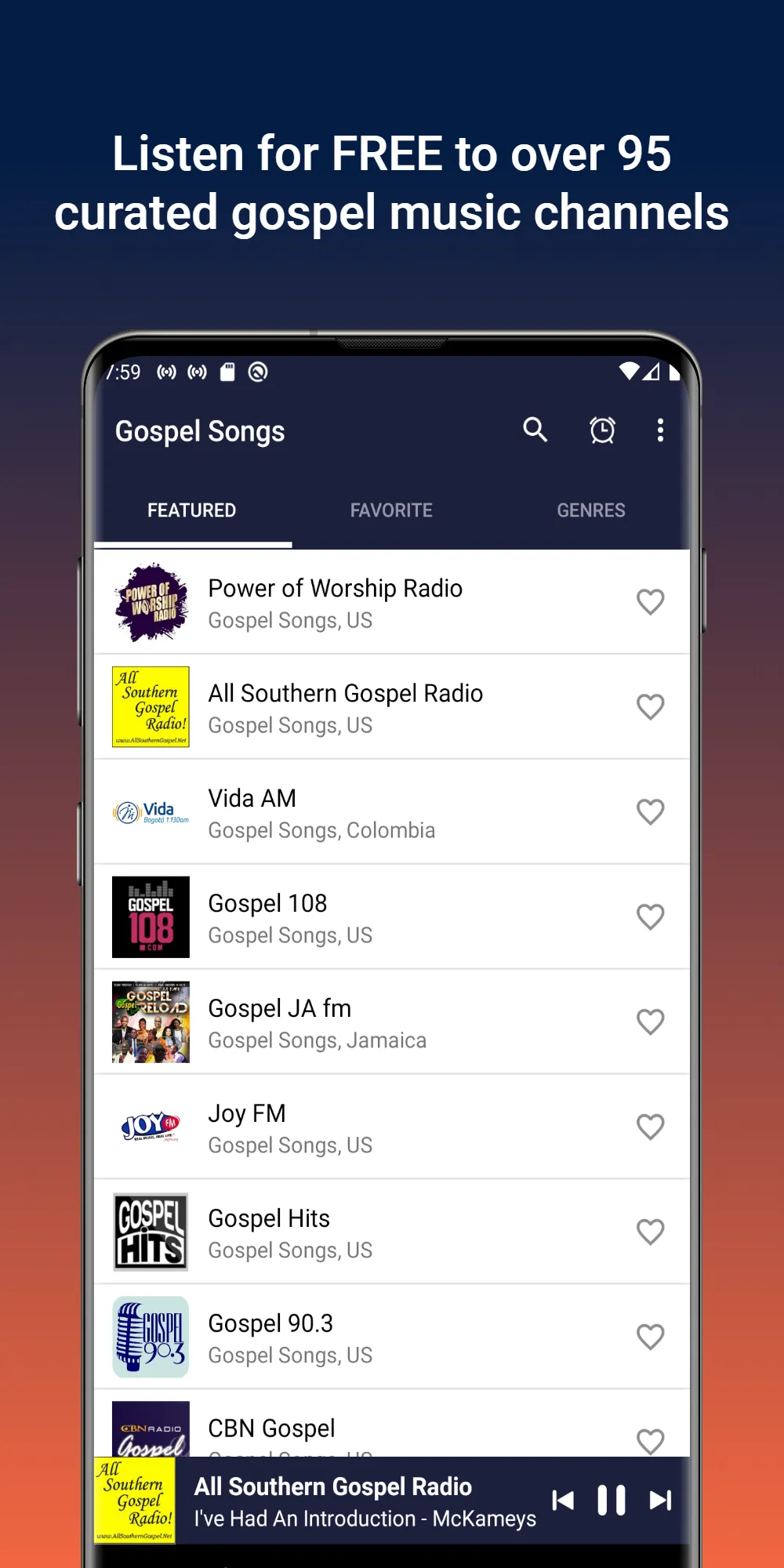 Gospel Songs 2025 | Indus Appstore | Screenshot