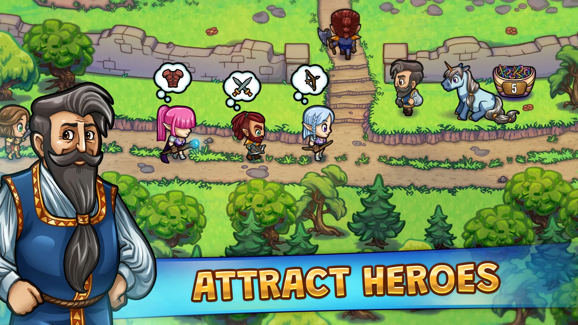 Hero Park: Shops & Dungeons | Indus Appstore | Screenshot