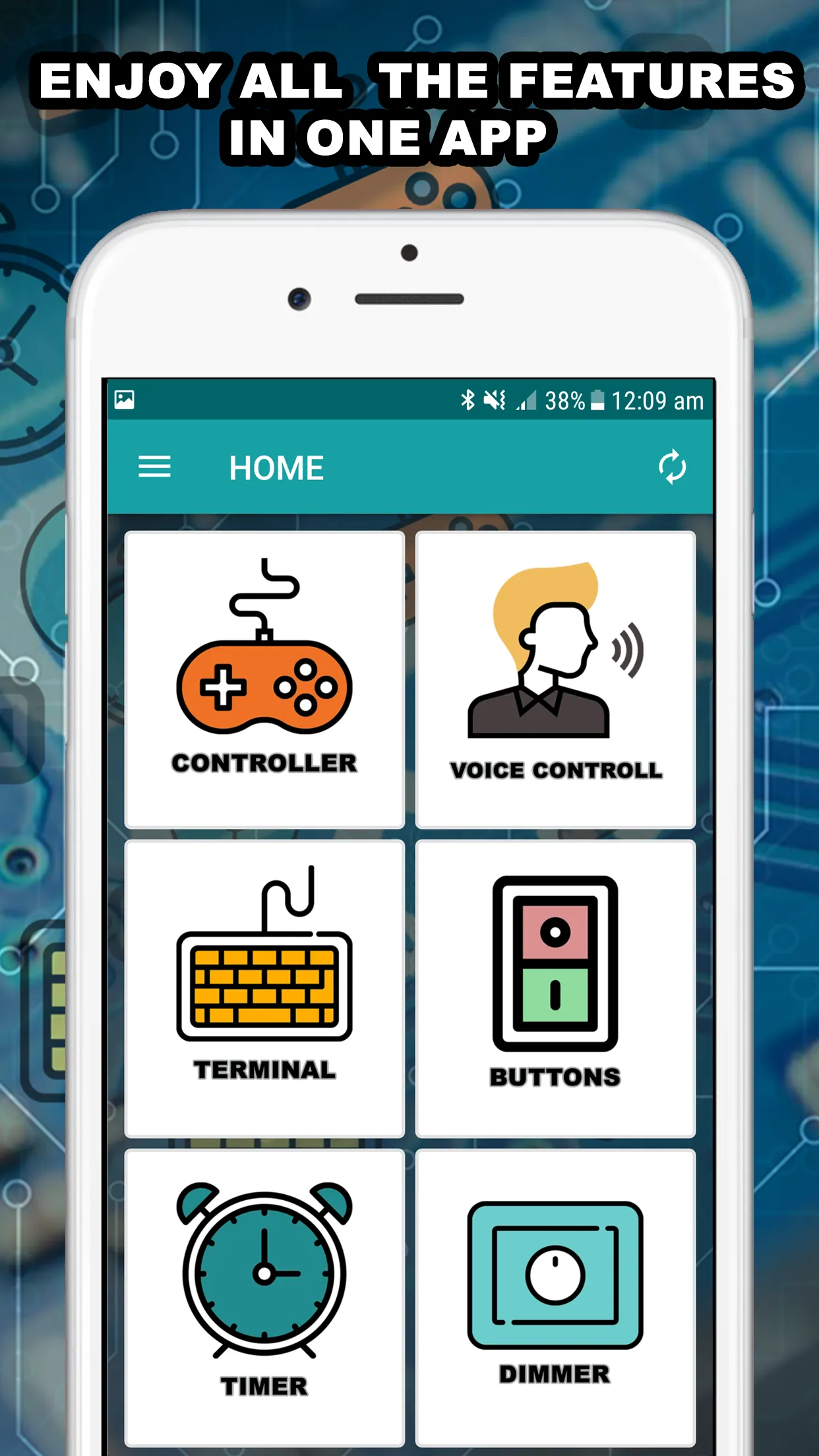 Arduino Bluetooth Controller | Indus Appstore | Screenshot