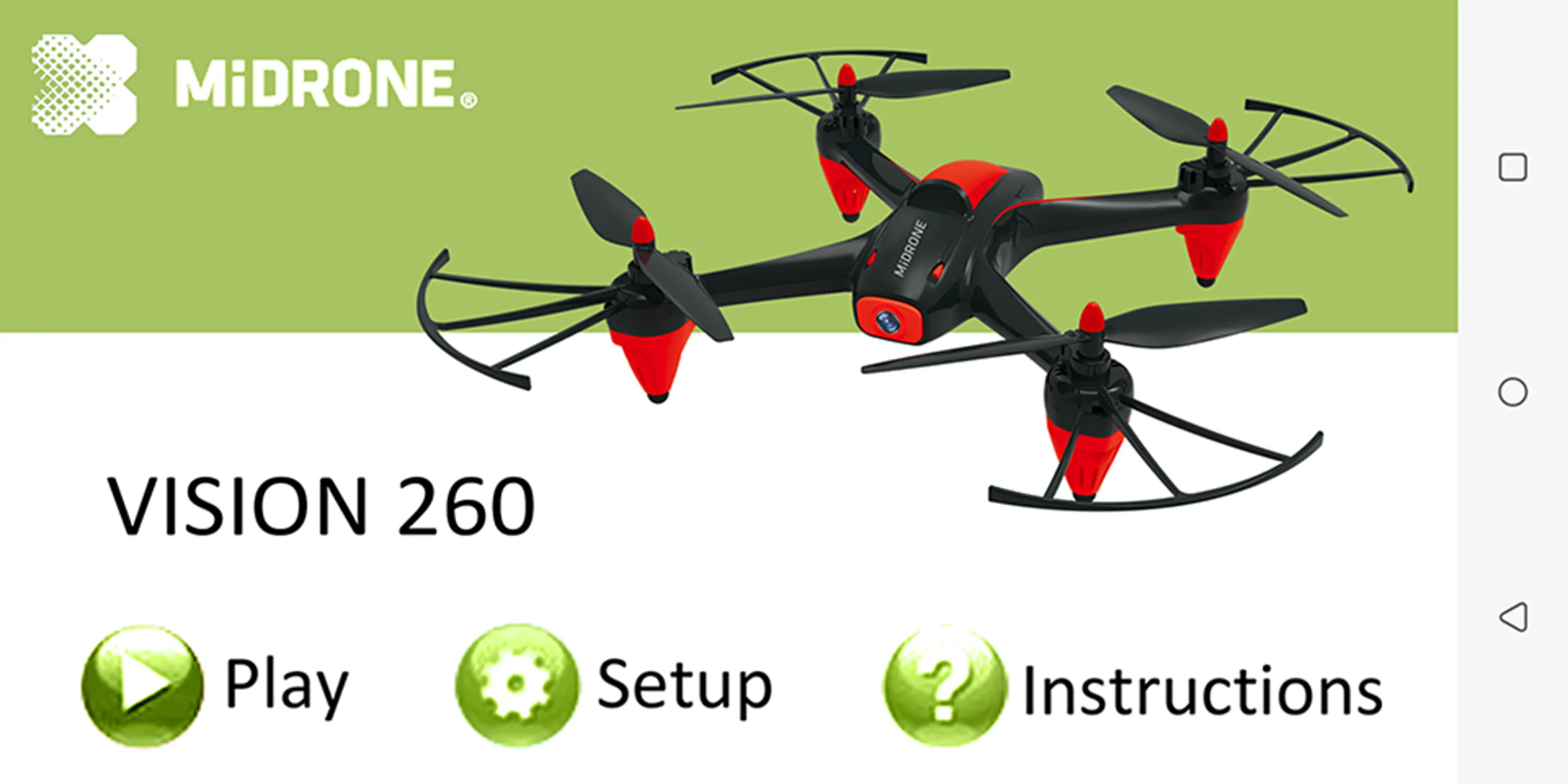 Midrone VISION 260 | Indus Appstore | Screenshot