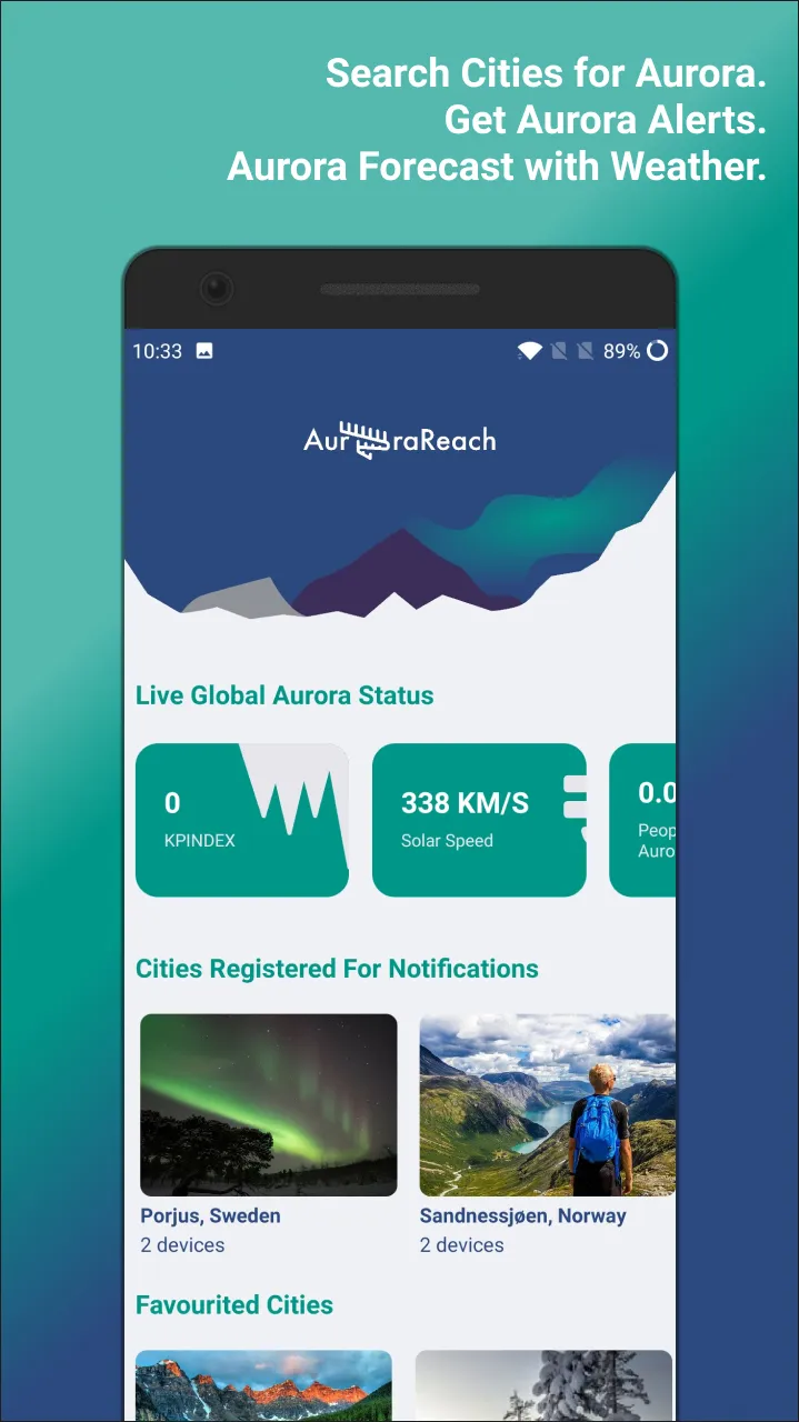 AuroraReach - Aurora Alerts | Indus Appstore | Screenshot