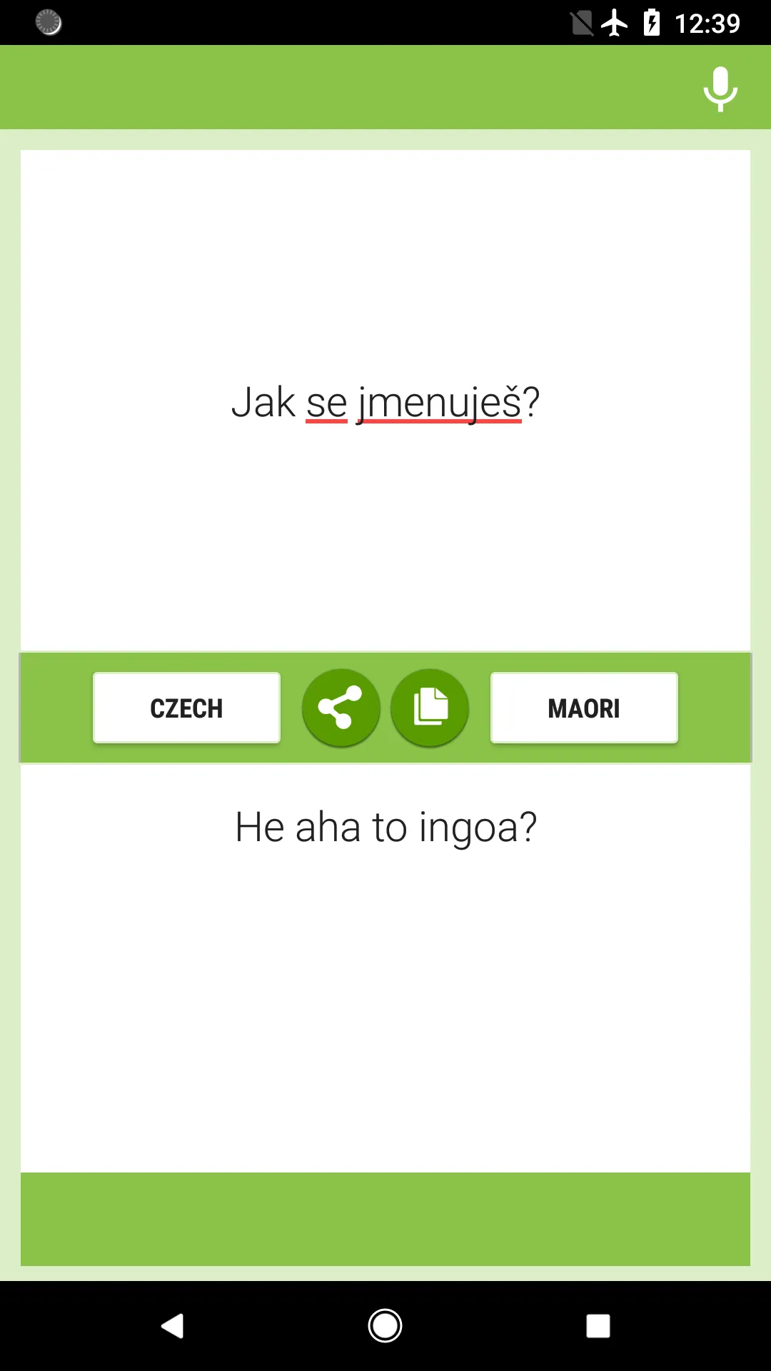 Czech-Maori Translator | Indus Appstore | Screenshot