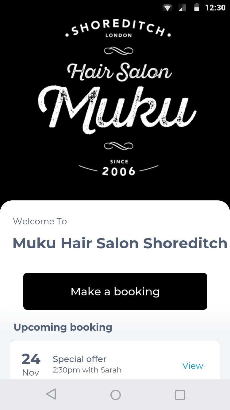 Muku Hair Salon Shoreditch | Indus Appstore | Screenshot