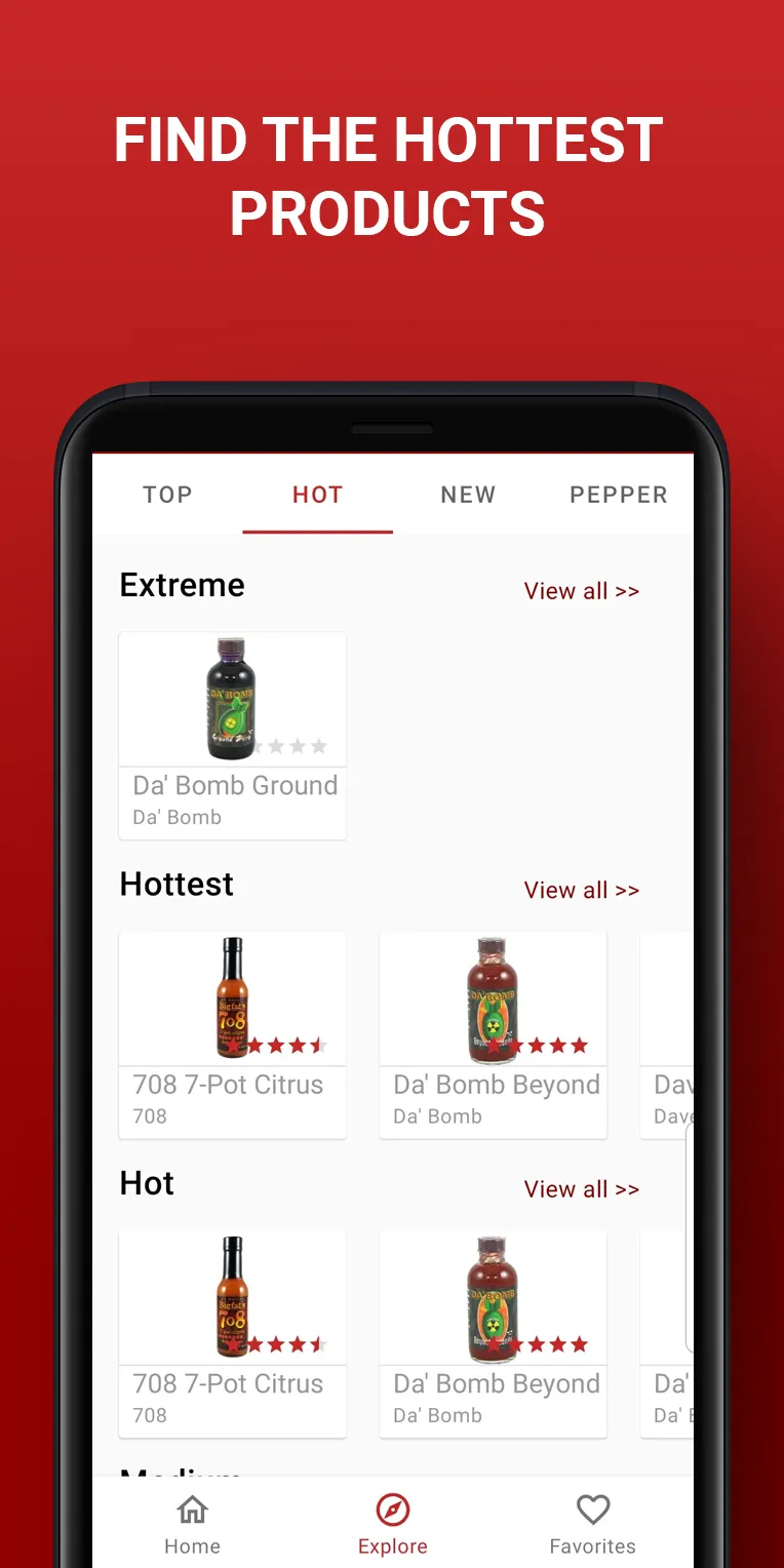 Hottest - Spicy Food Products | Indus Appstore | Screenshot