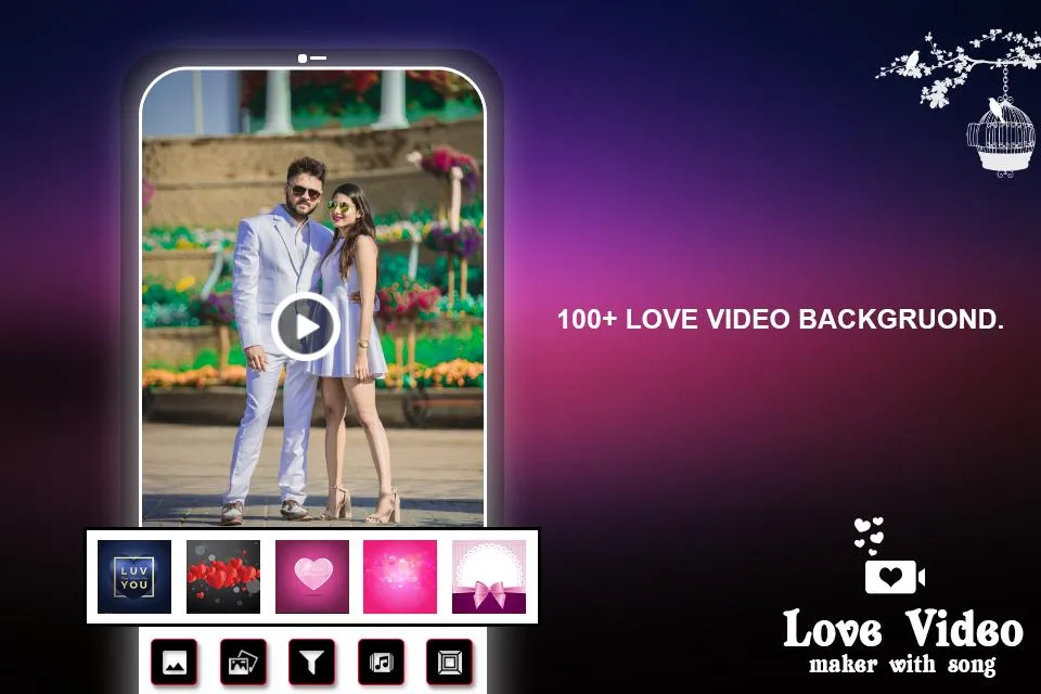 Love Video Maker with Song | Indus Appstore | Screenshot