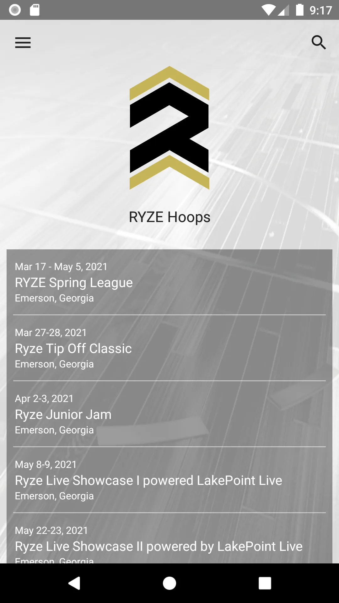 RYZE Hoops | Indus Appstore | Screenshot