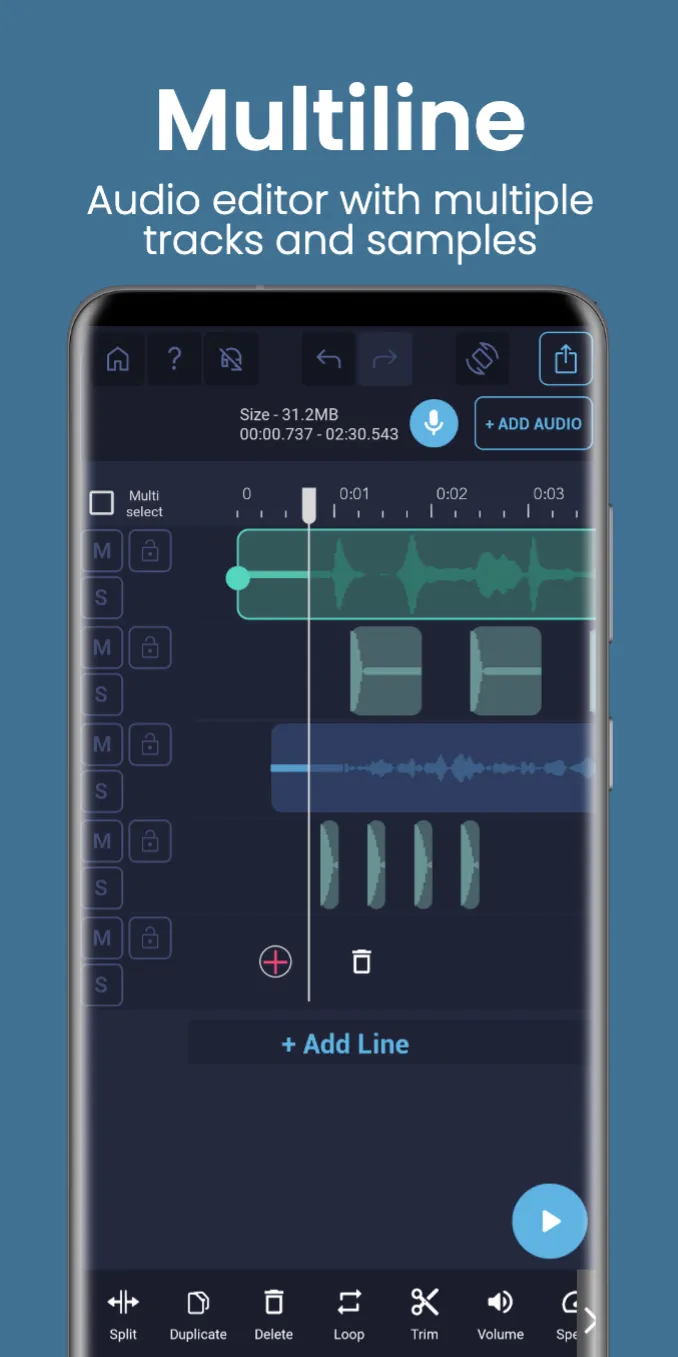 Pro Audio Editor - Music Mixer | Indus Appstore | Screenshot