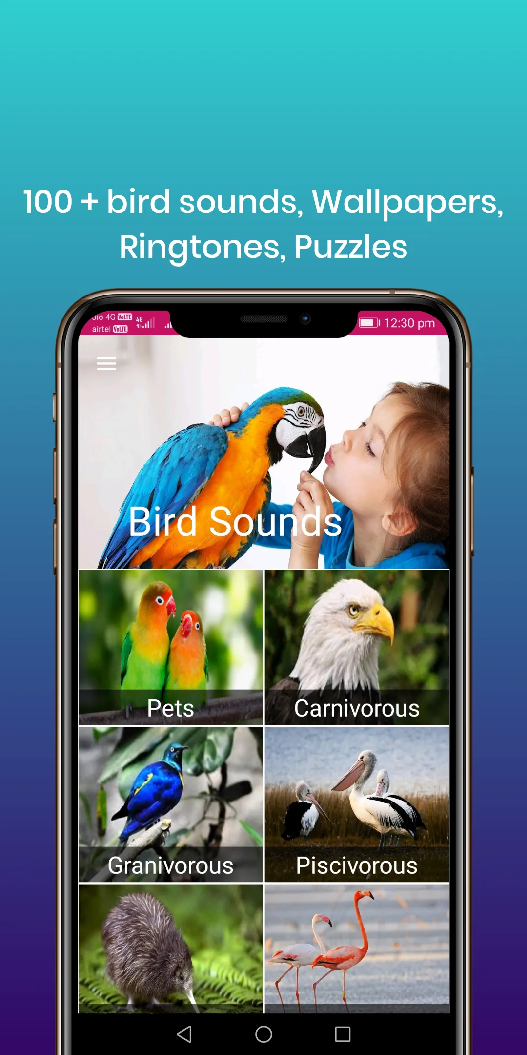 100 Bird sounds | Indus Appstore | Screenshot