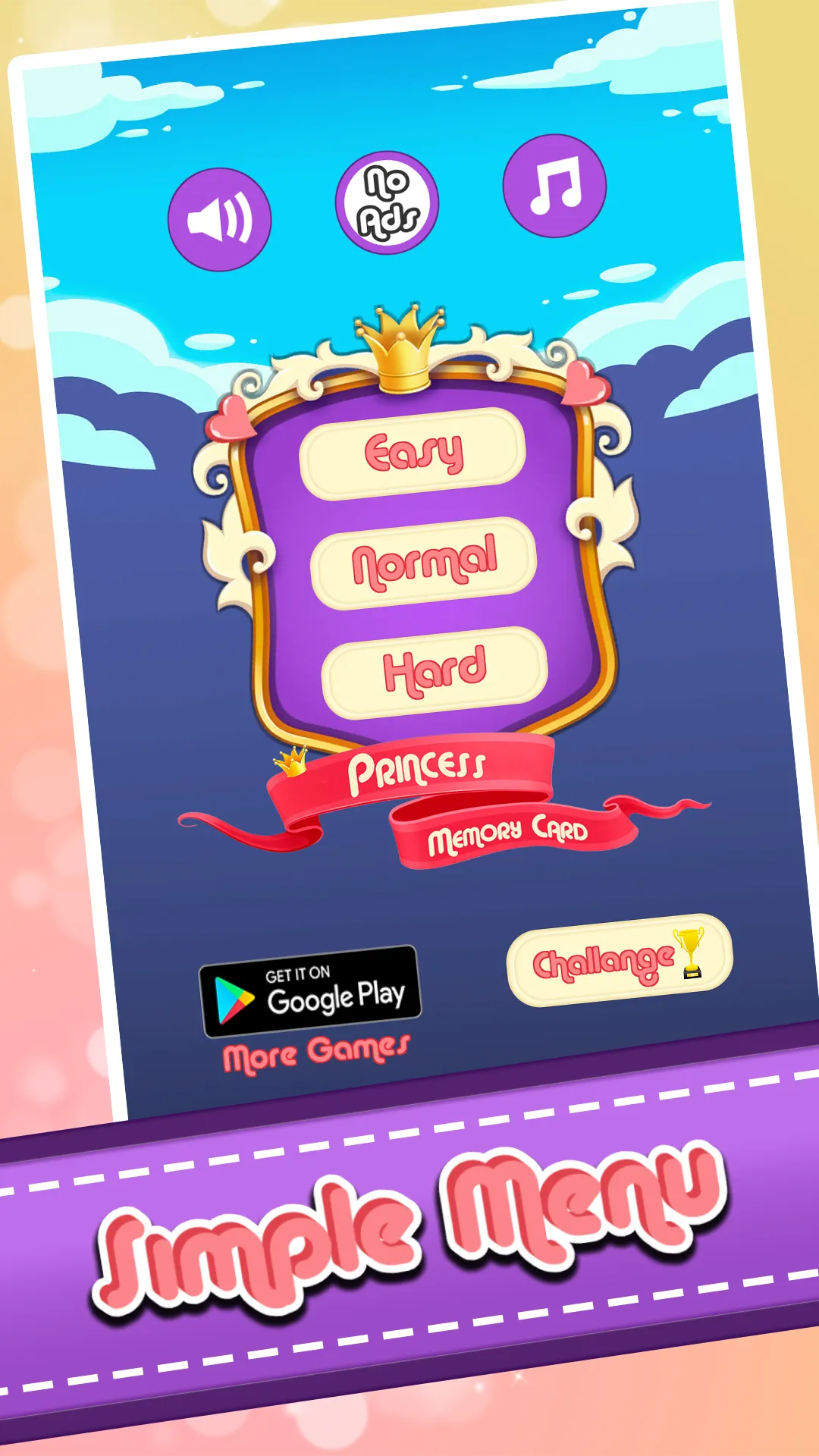 Princess Memory Card Game | Indus Appstore | Screenshot