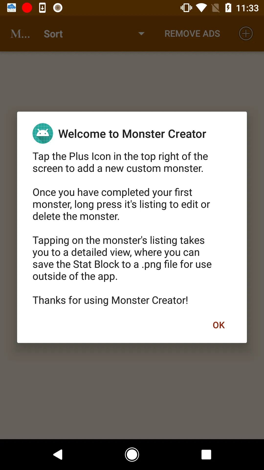 5e Monster Creator | Indus Appstore | Screenshot