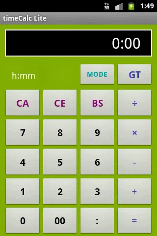 timeCalc Lite | Indus Appstore | Screenshot