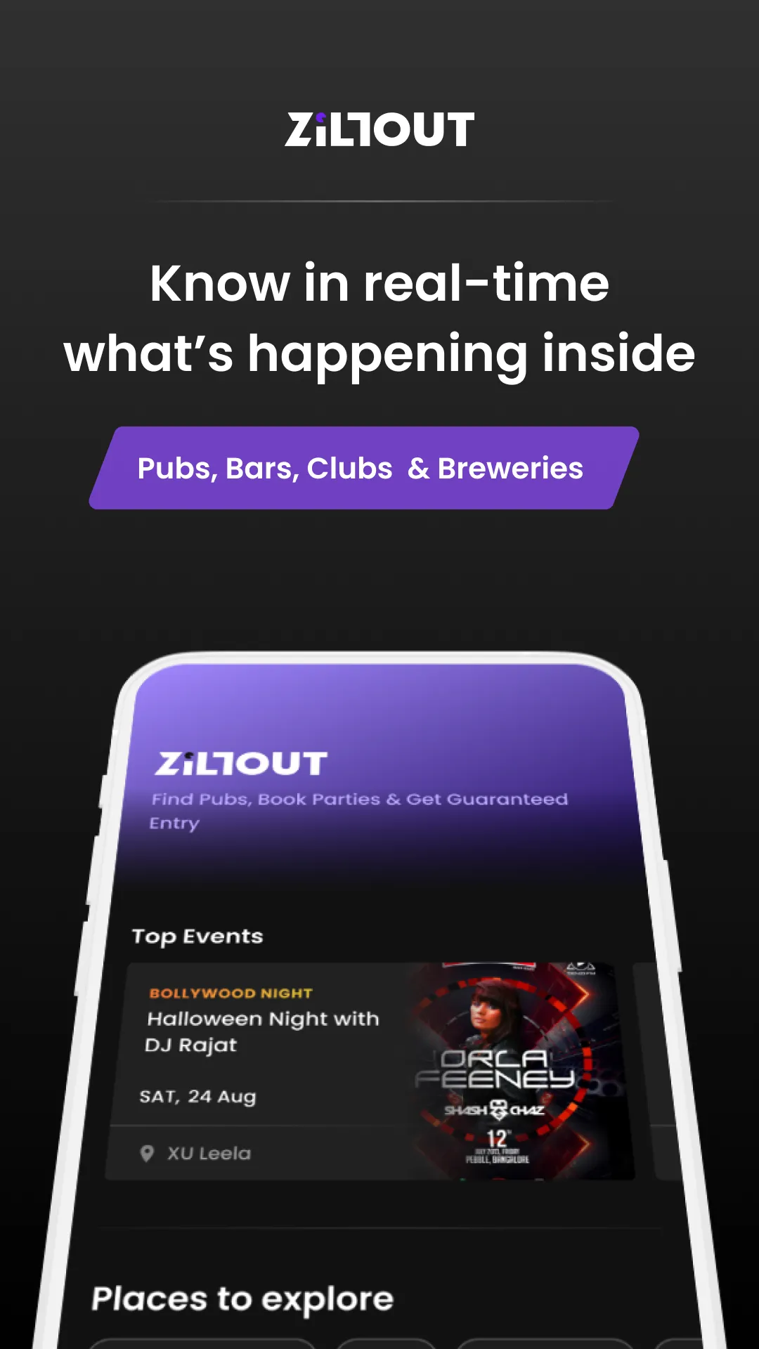 ZillOut: Pubs & Parties | Indus Appstore | Screenshot