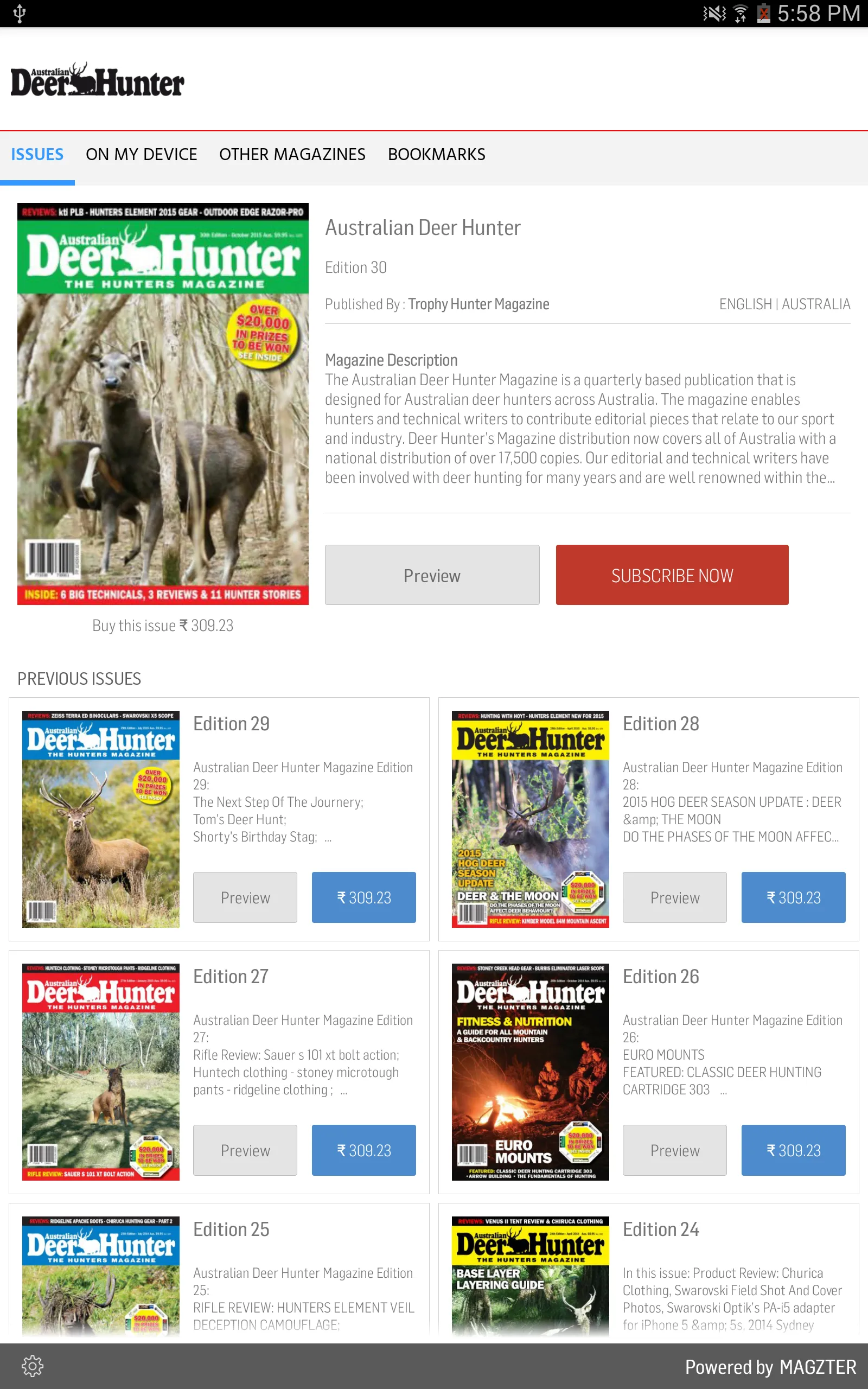 Australian Deer Hunter Magazin | Indus Appstore | Screenshot