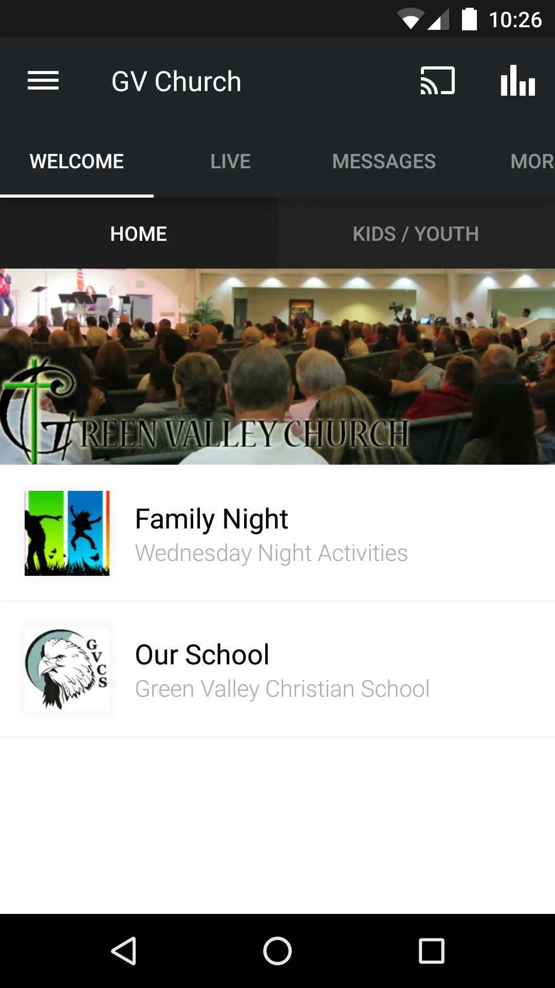 Green Valley Christian Center | Indus Appstore | Screenshot