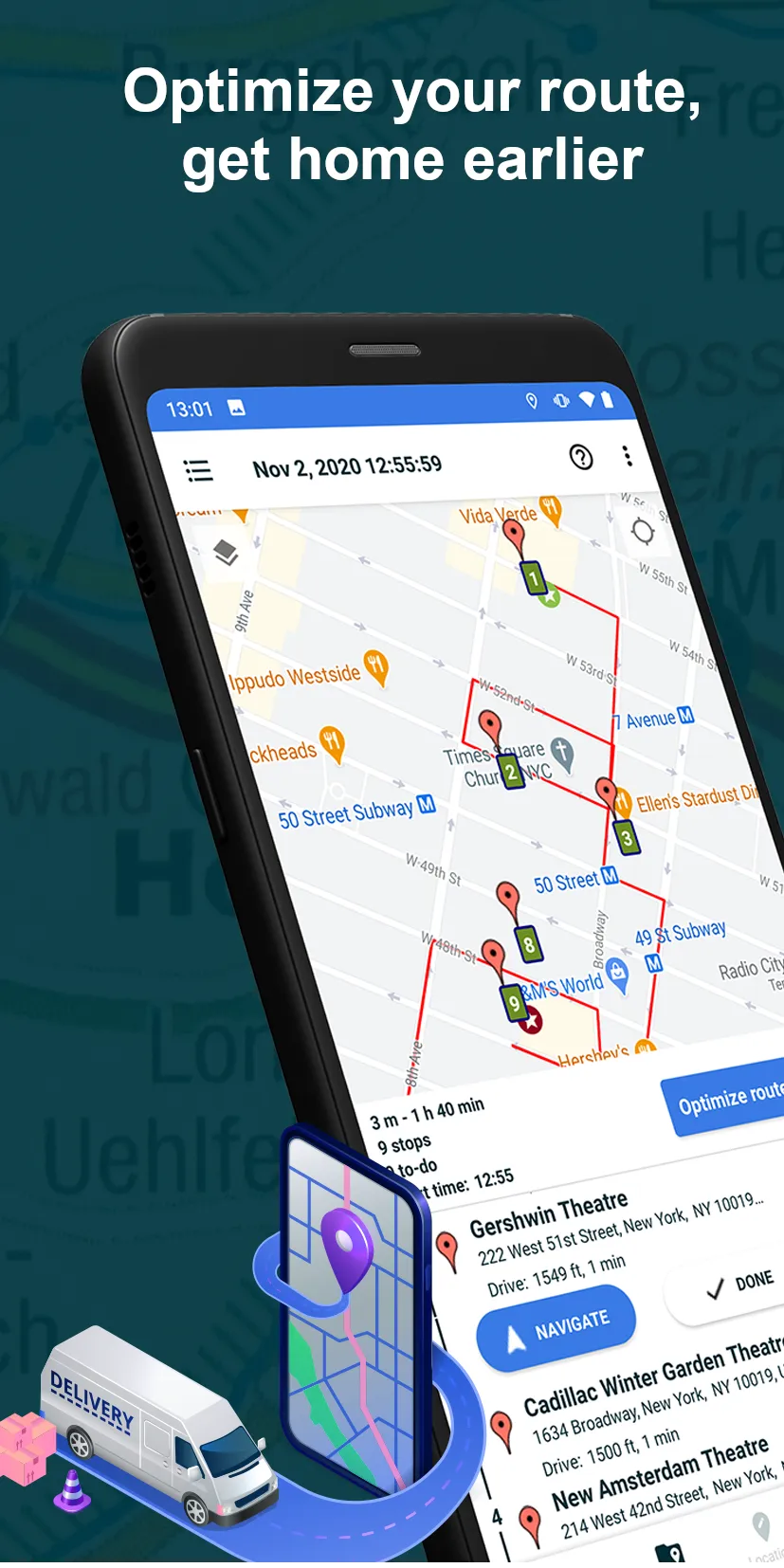 Multi-Stop Route Planner | Indus Appstore | Screenshot