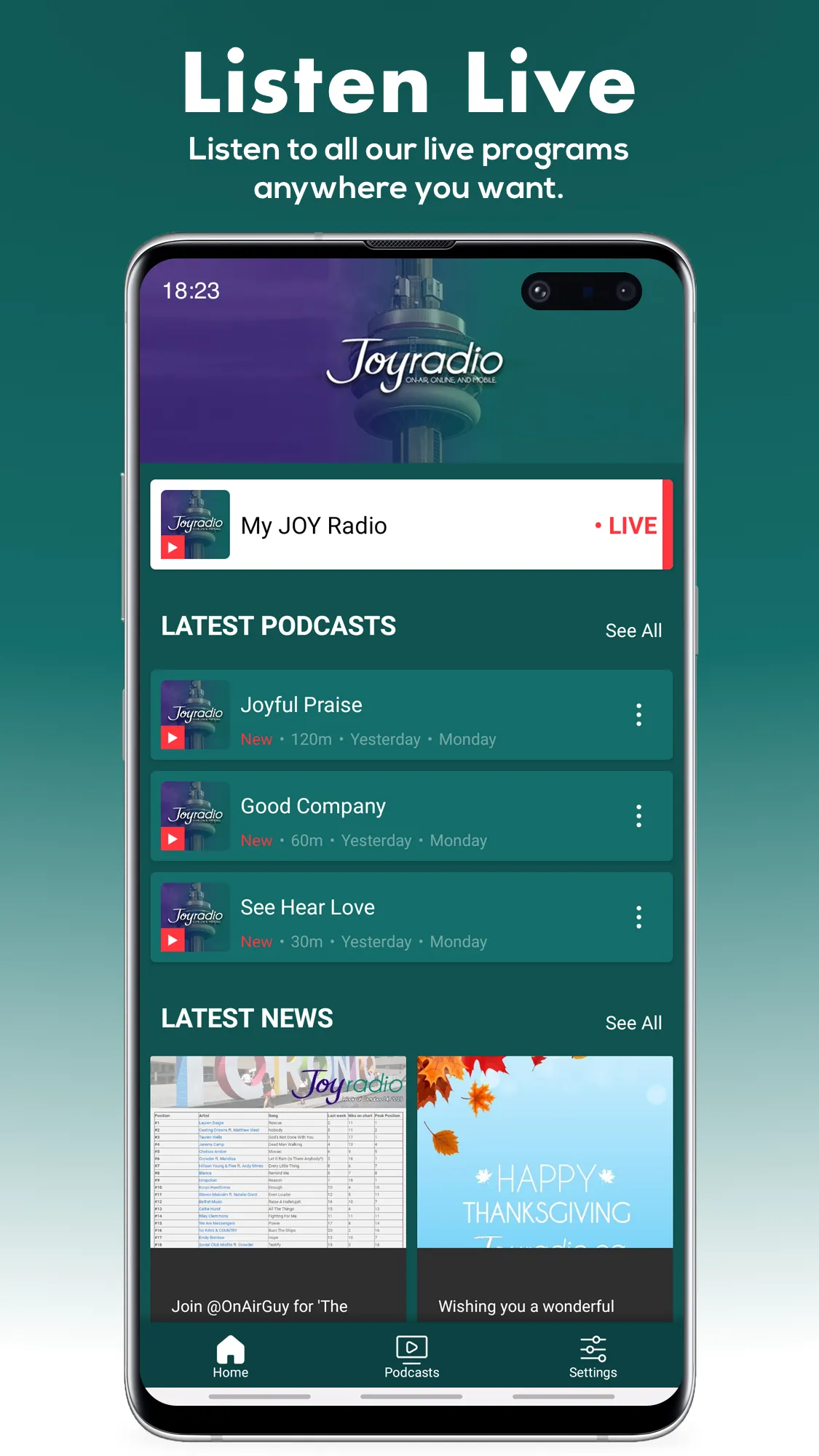 My Joy Radio | Indus Appstore | Screenshot