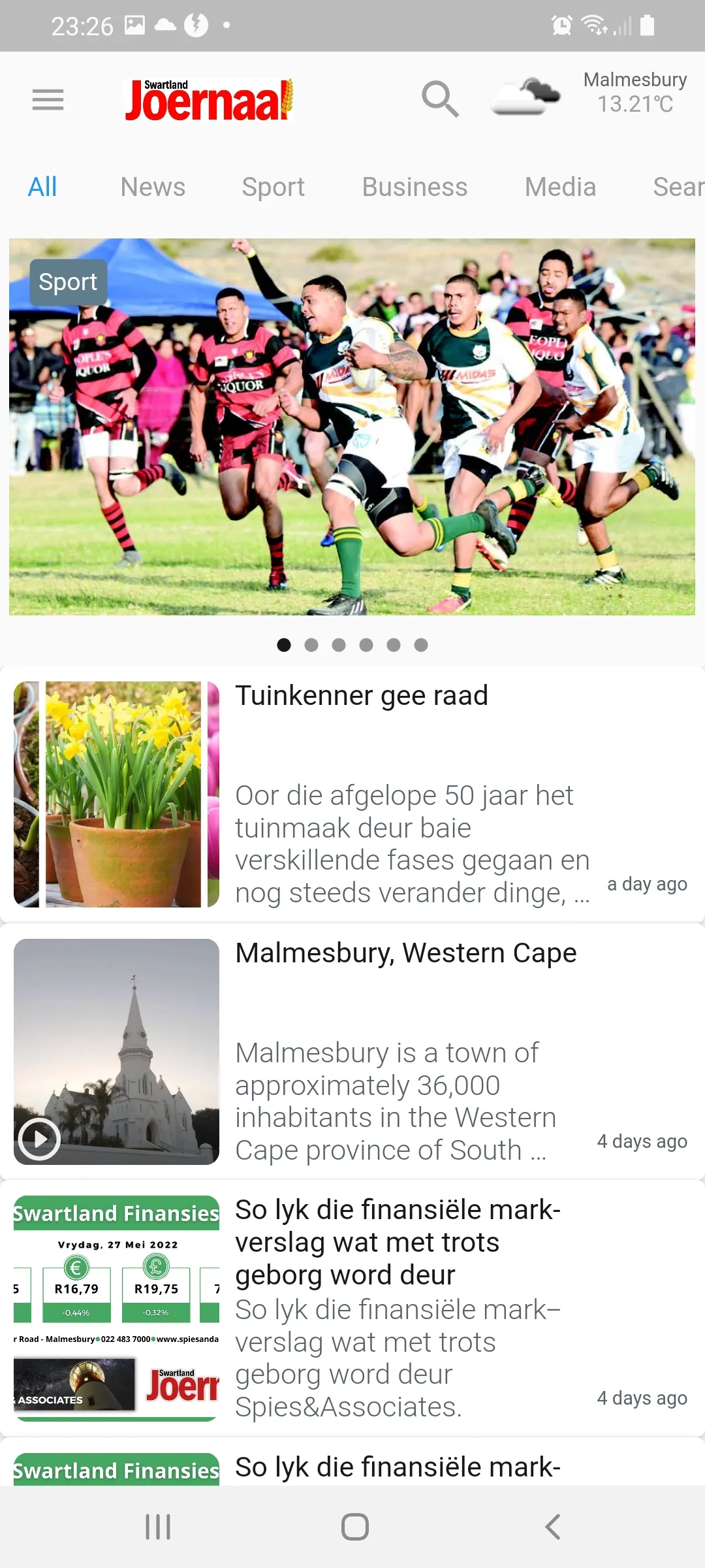 Swartland Joernaal | Indus Appstore | Screenshot