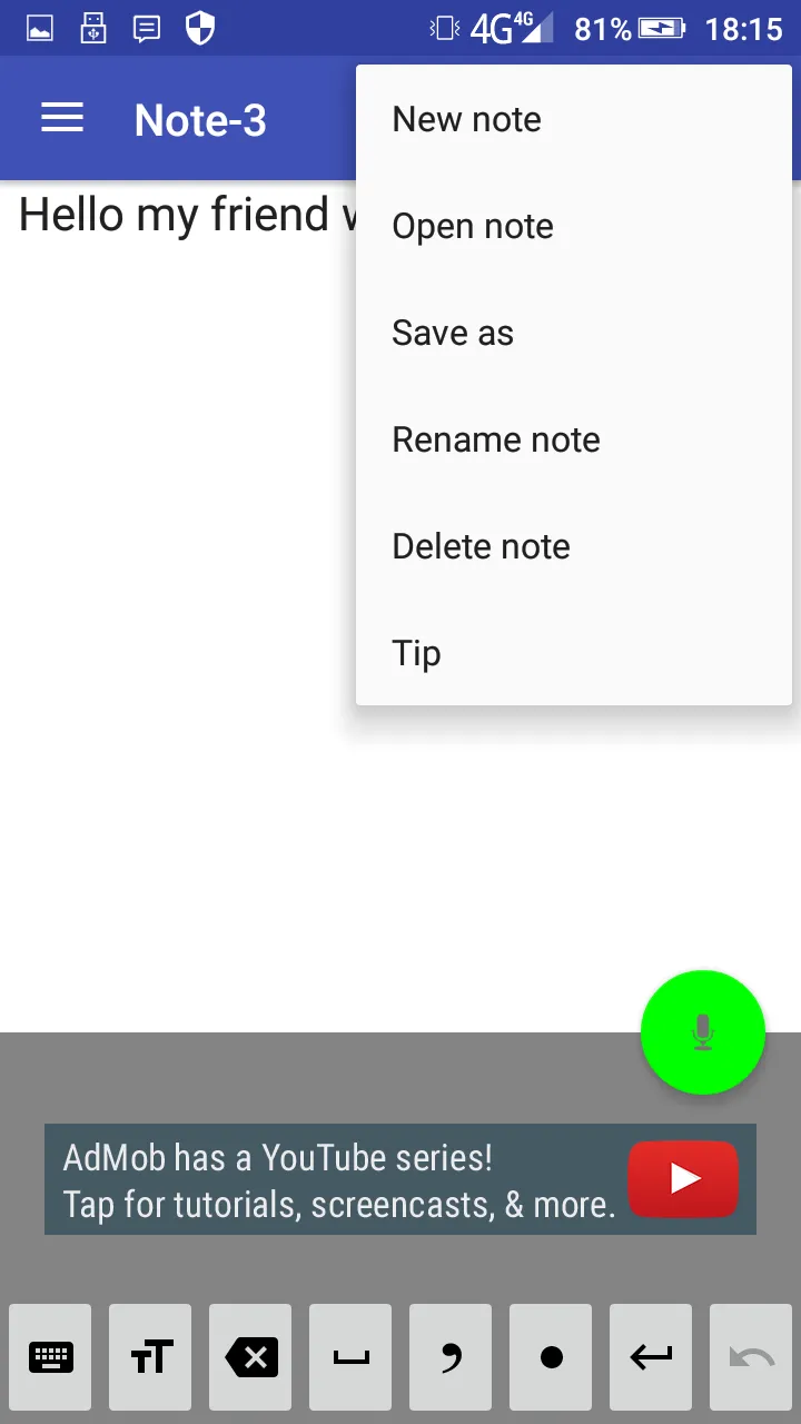 Voice Notebook speech to text | Indus Appstore | Screenshot