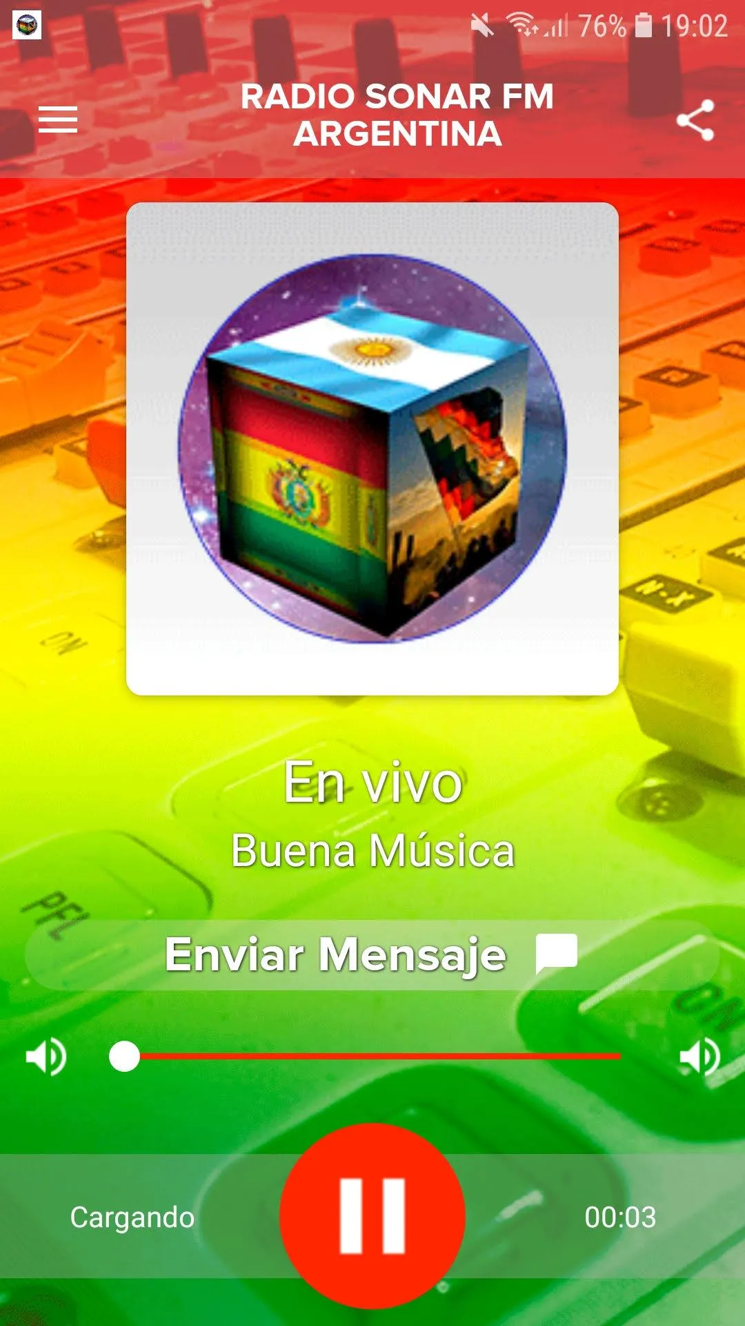 Radio sonar fm argentina | Indus Appstore | Screenshot