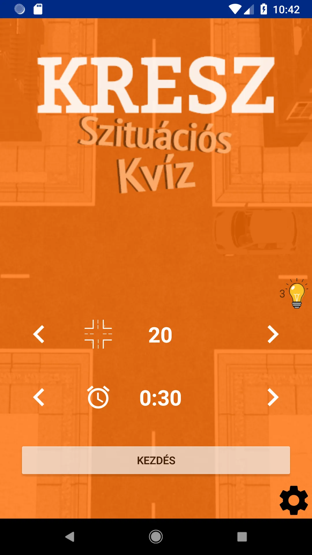 Kresz Szituációs Kvíz | Indus Appstore | Screenshot