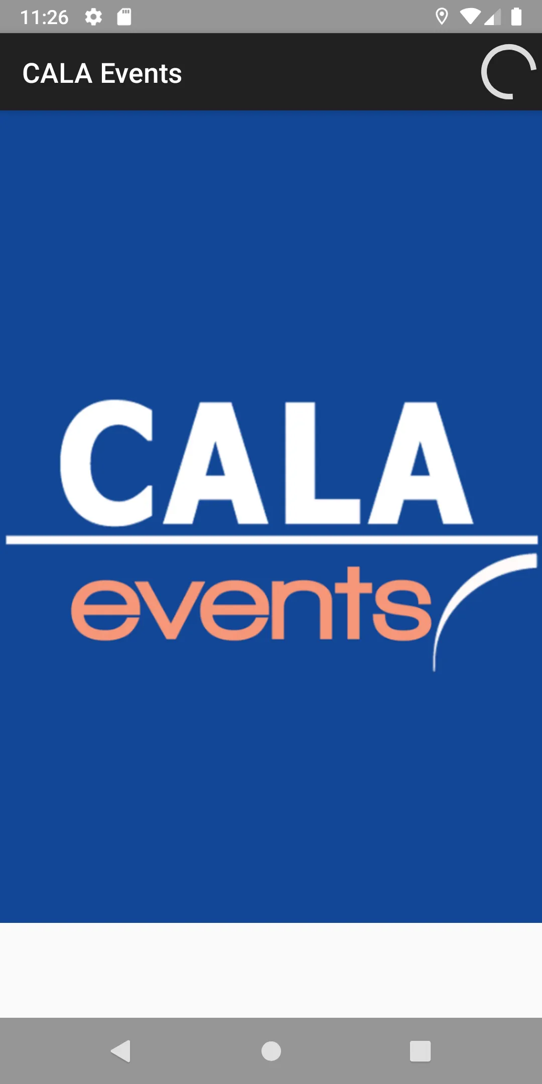 CALA Events | Indus Appstore | Screenshot