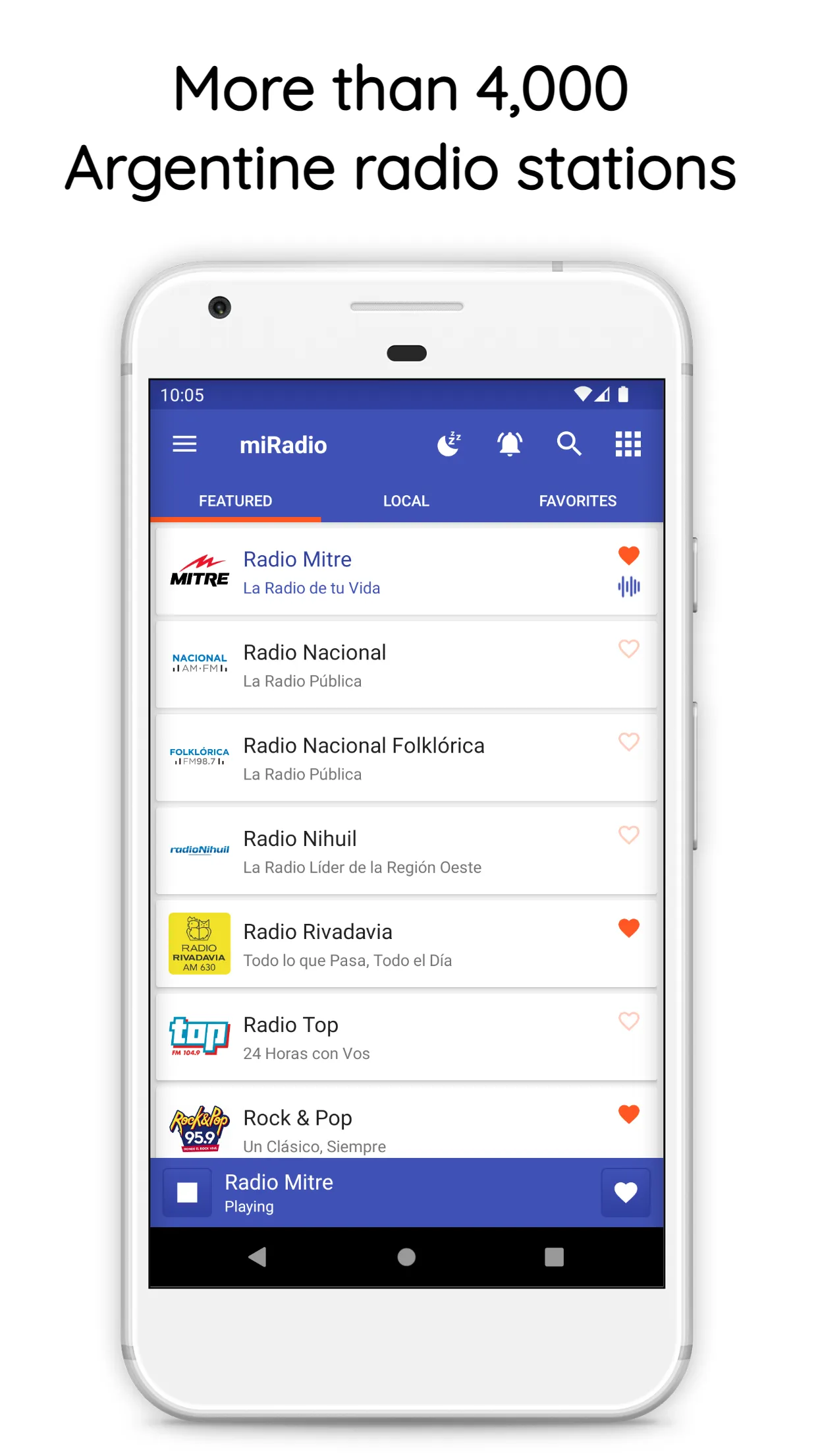 miRadio: FM Radio Argentina | Indus Appstore | Screenshot