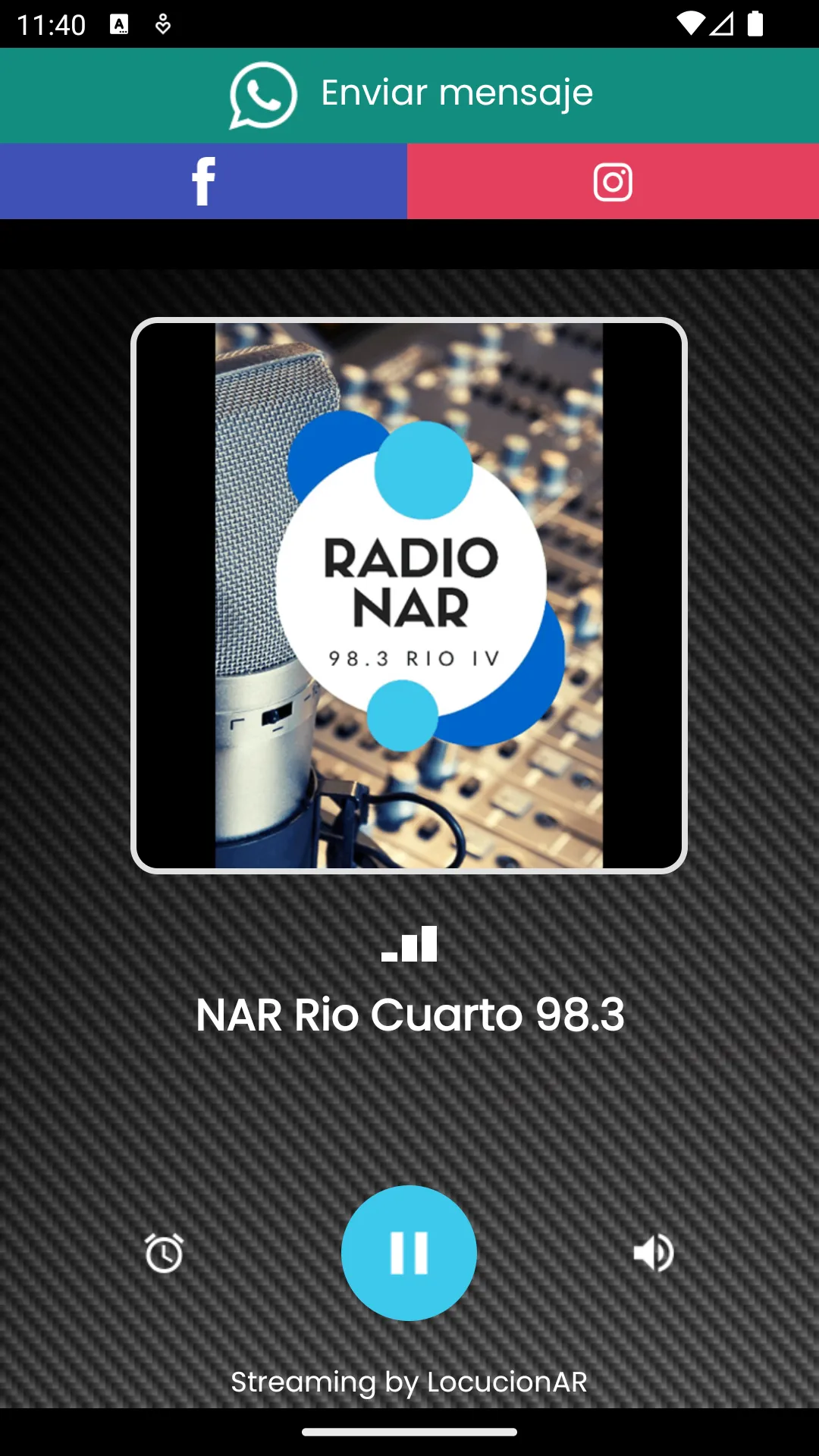 NAR Rio Cuarto 98.3 | Indus Appstore | Screenshot