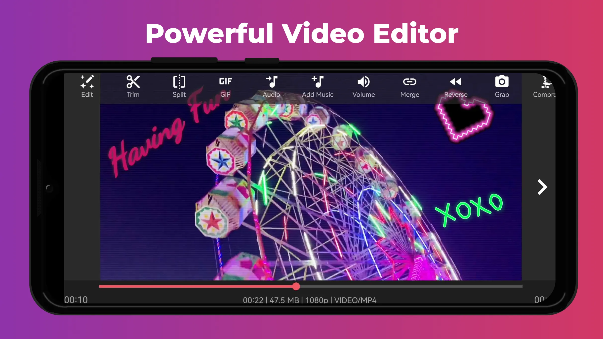 Video Editor & Maker AndroVid | Indus Appstore | Screenshot