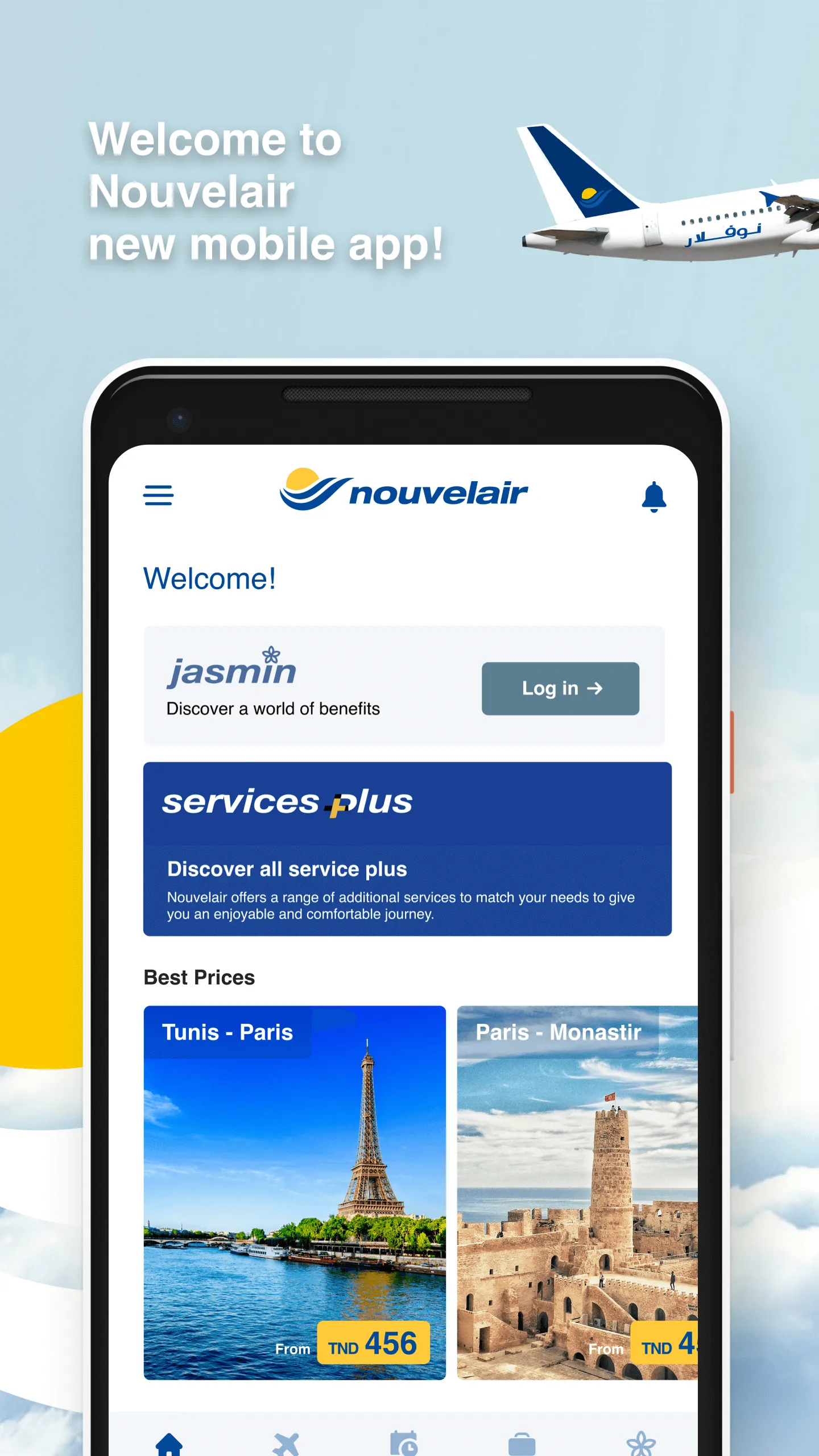 Nouvelair | Indus Appstore | Screenshot