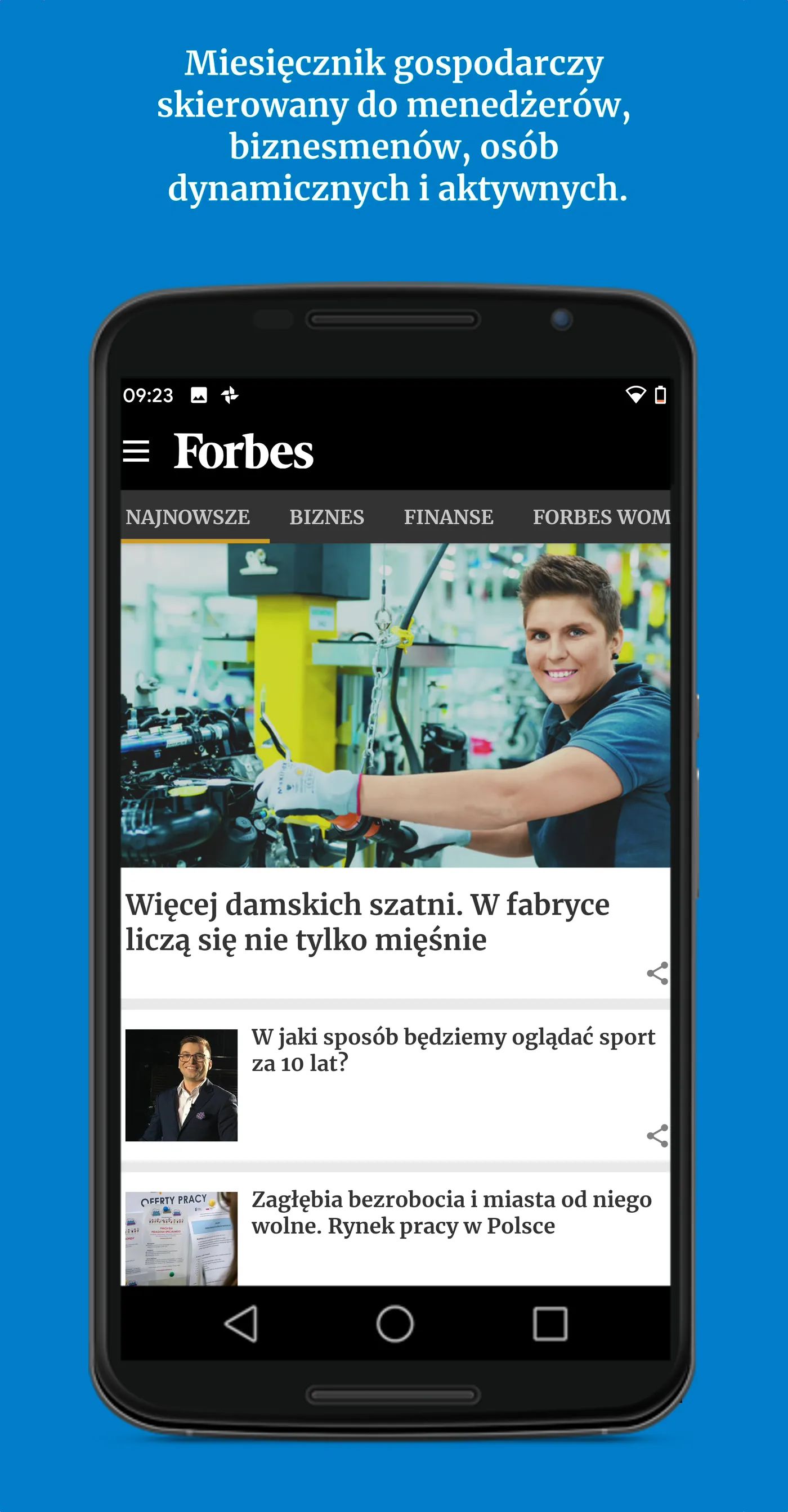 Forbes Polska | Indus Appstore | Screenshot