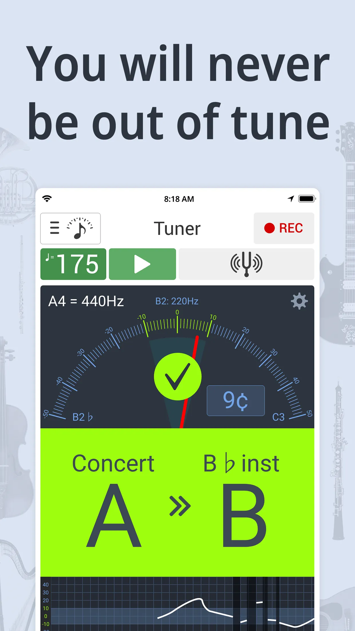 Tuner & Metronome | Indus Appstore | Screenshot