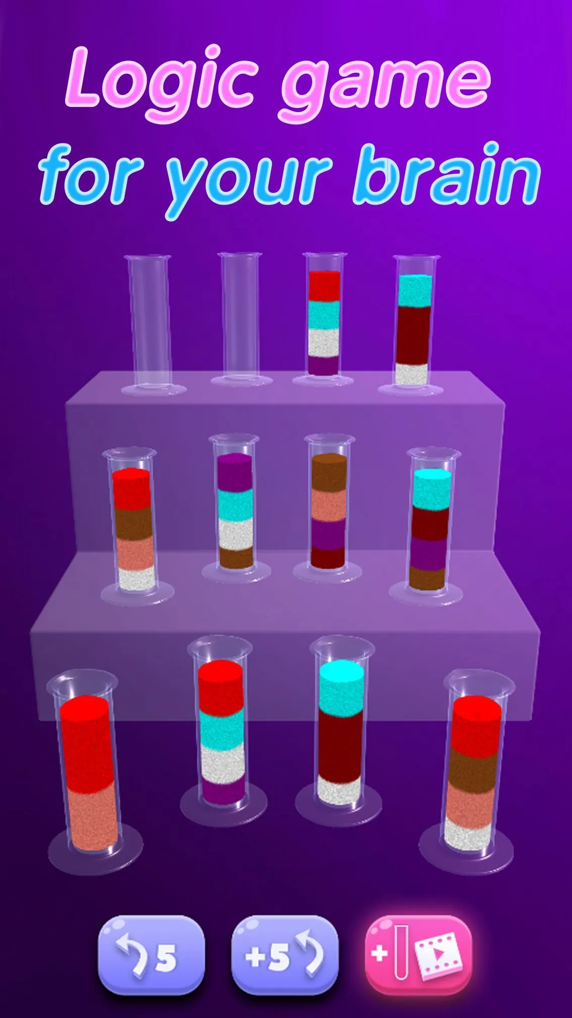 Water Sort Puzzle Color Tubes | Indus Appstore | Screenshot