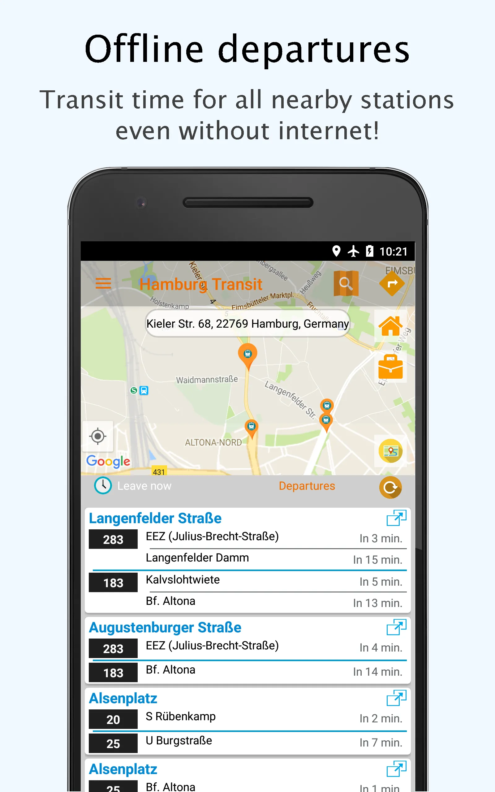 Hamburg Public Transport | Indus Appstore | Screenshot