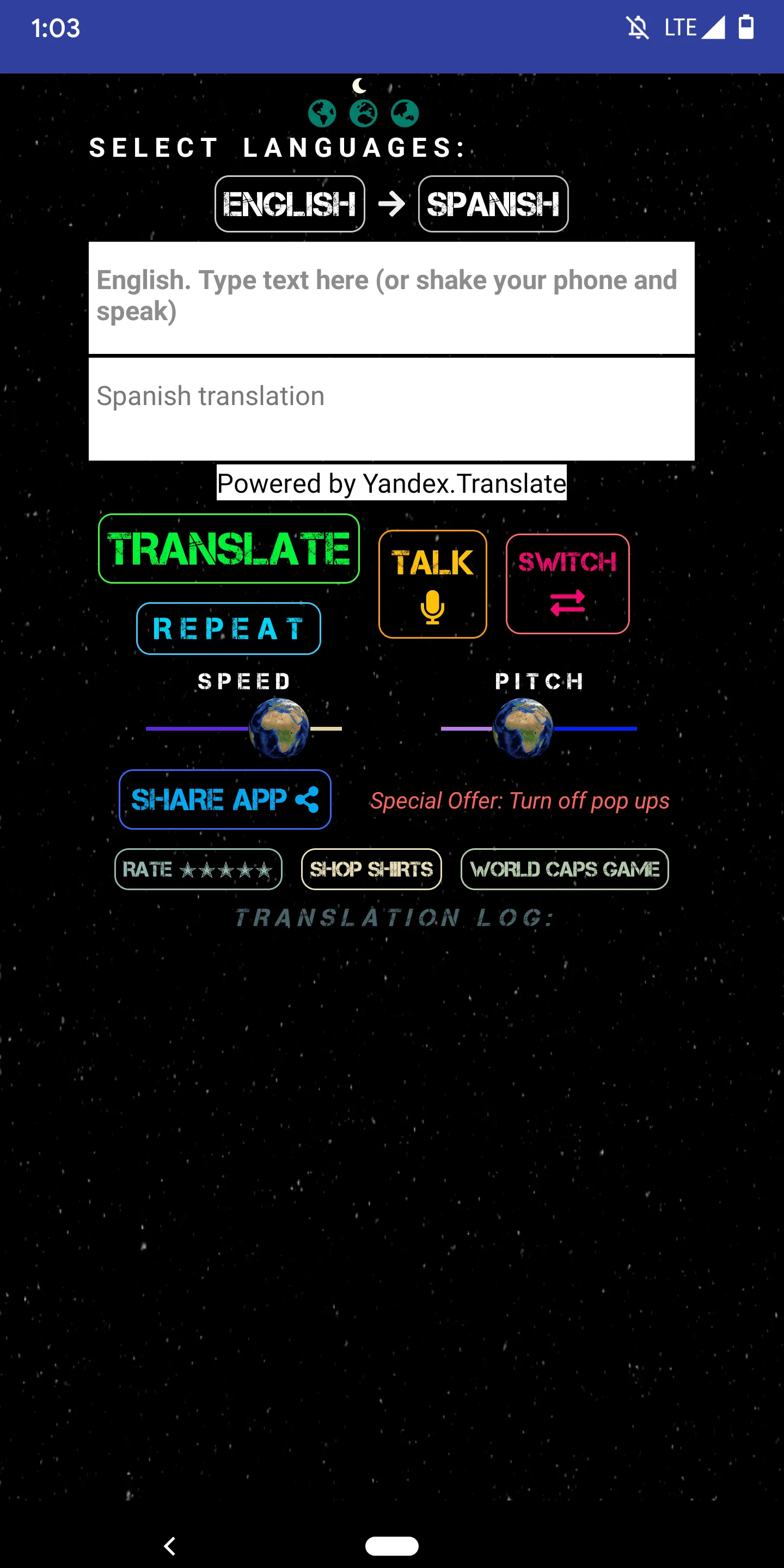 Translate English to Spanish | Indus Appstore | Screenshot