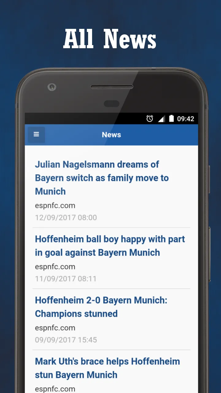 Hoffenheim Total News | Indus Appstore | Screenshot