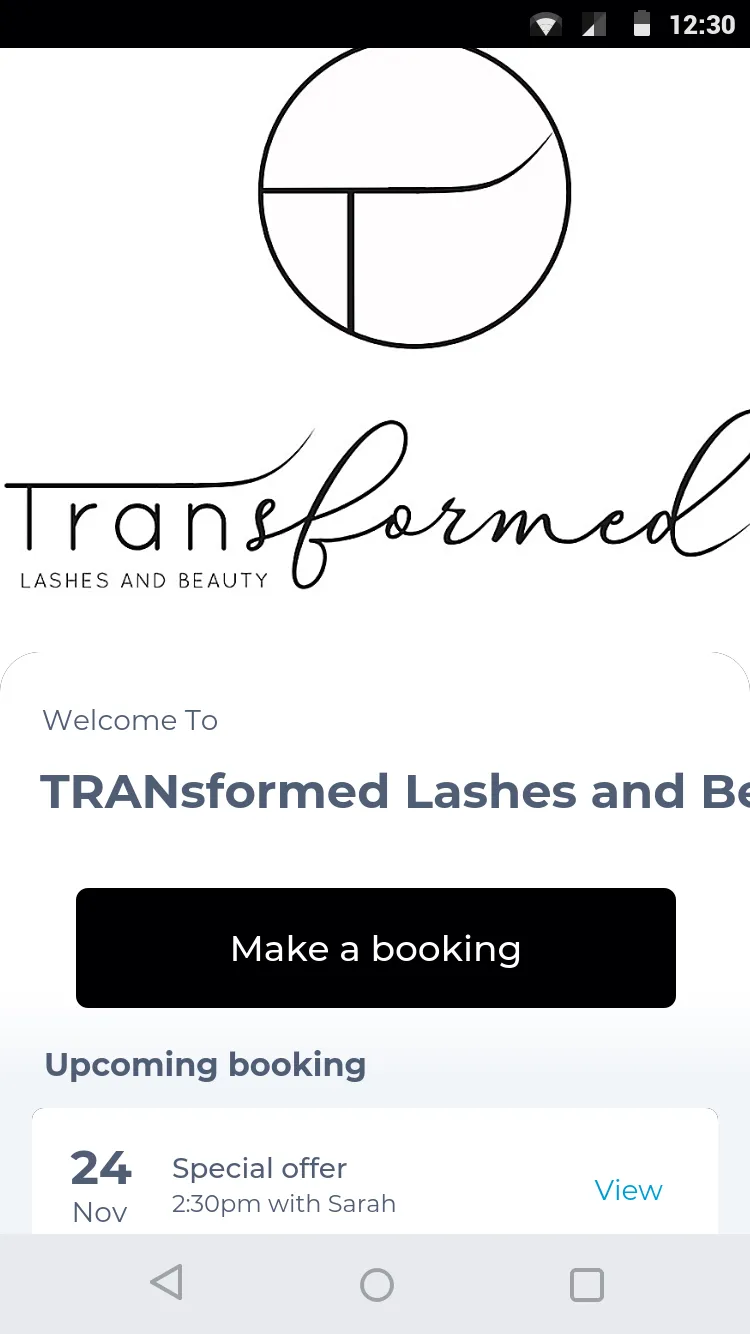 TRANsformed Lashes and Beauty | Indus Appstore | Screenshot