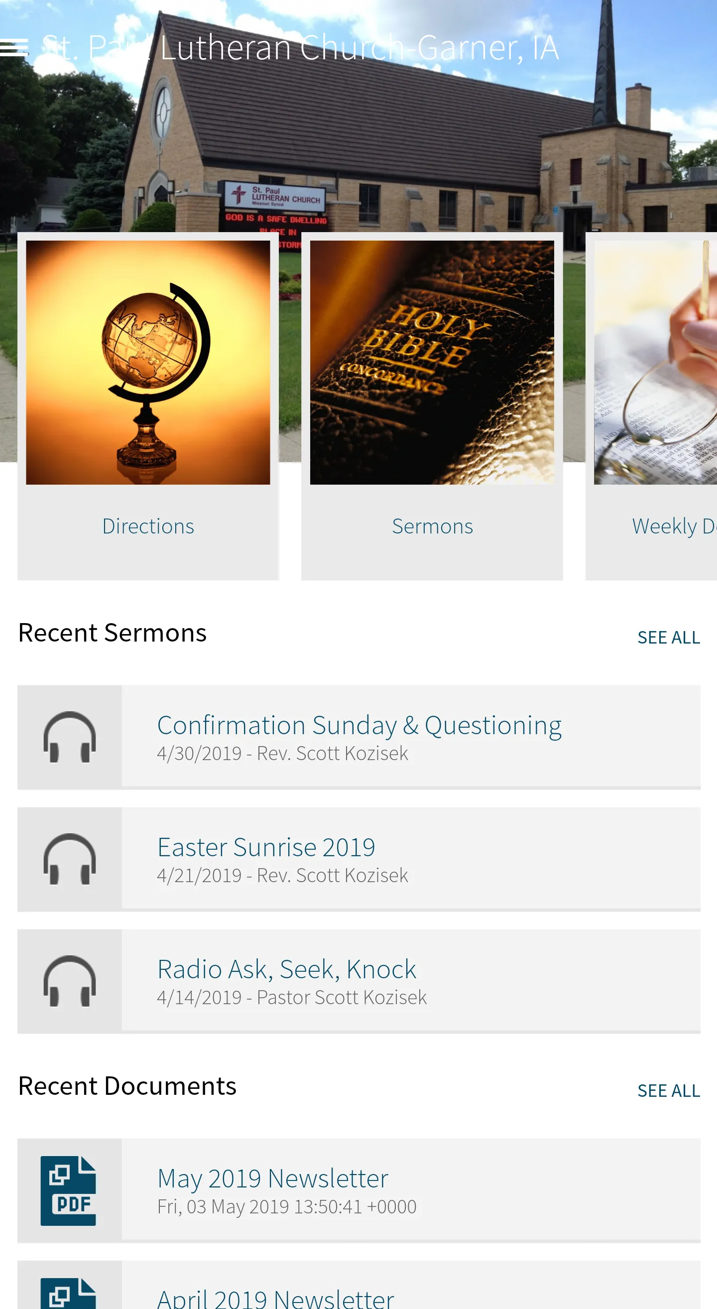 St. Paul Lutheran Church | Indus Appstore | Screenshot